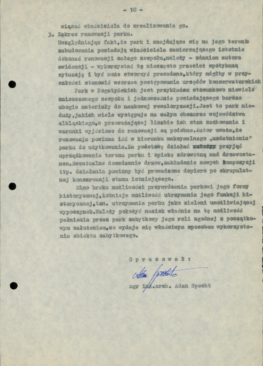 Ewidencja parkowa, skan nr 15