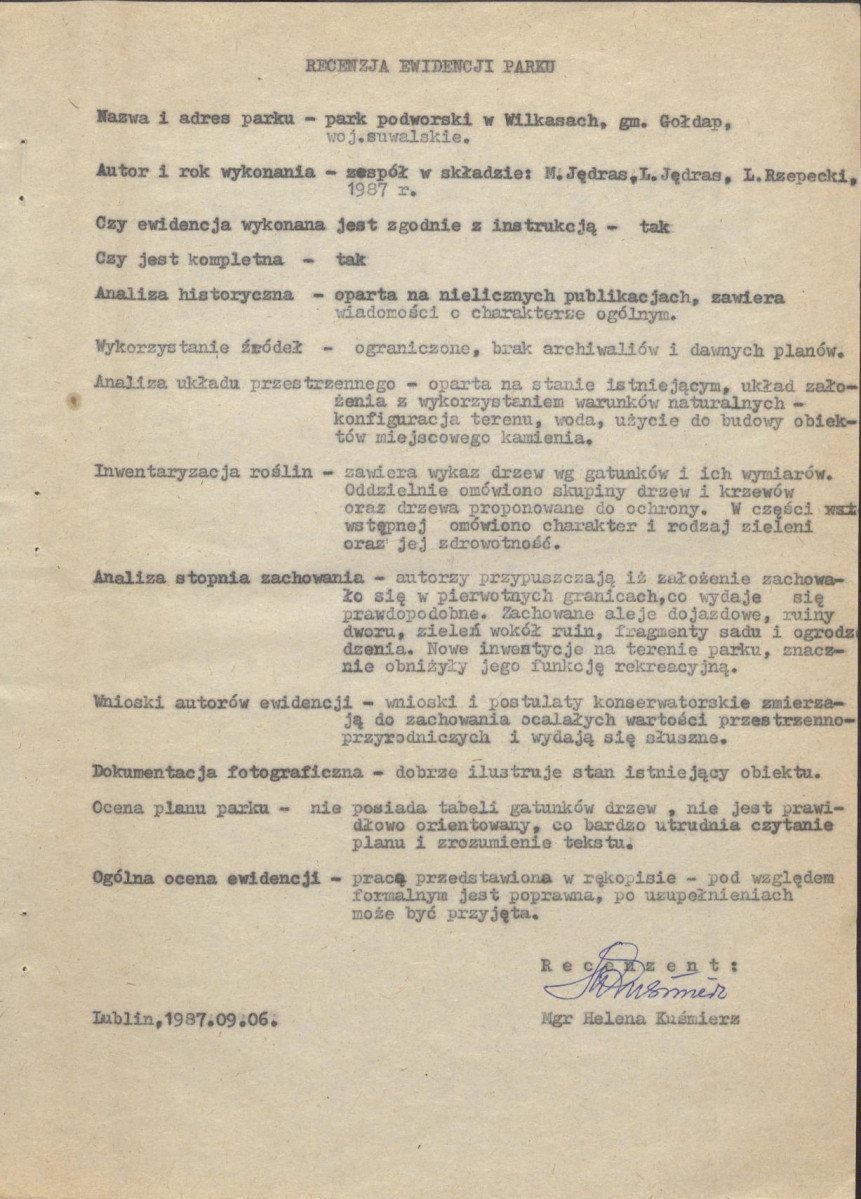 Ewidencja parkowa, skan nr 5