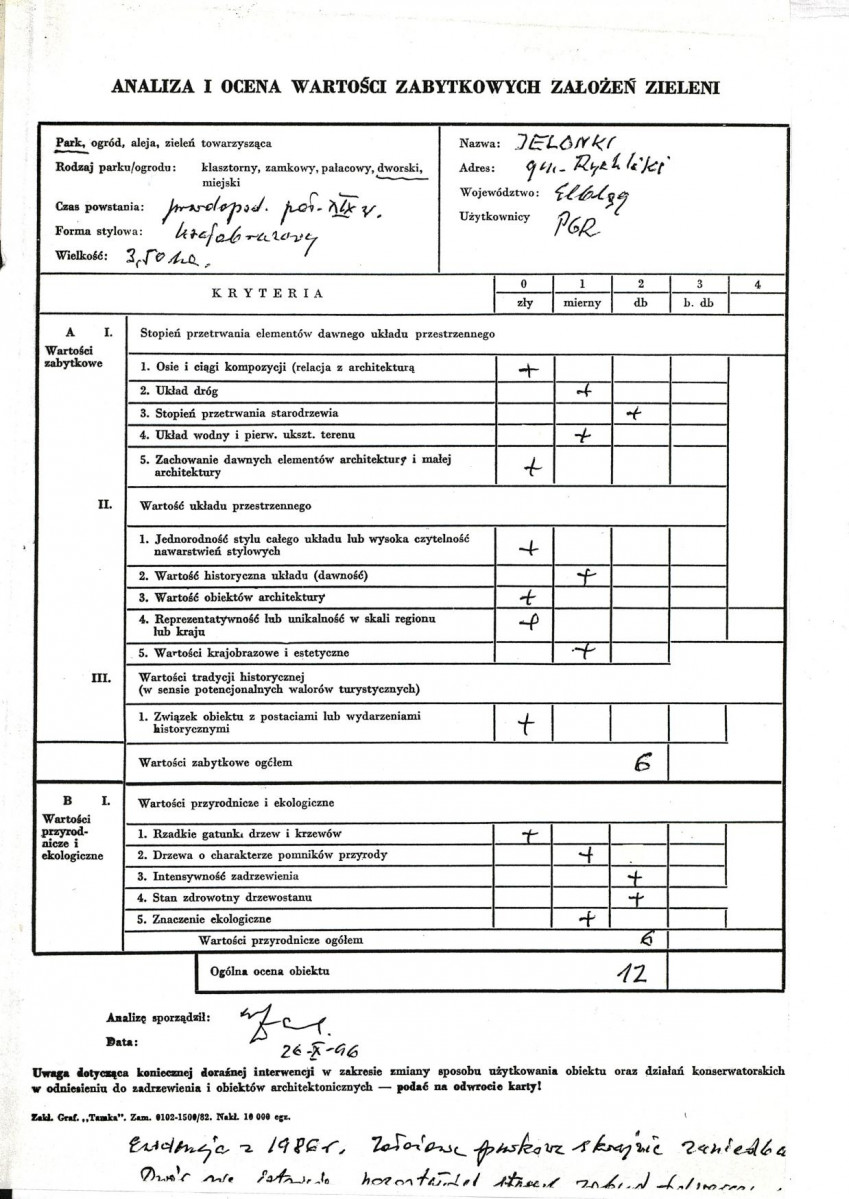 Ewidencja parkowa, skan nr 3