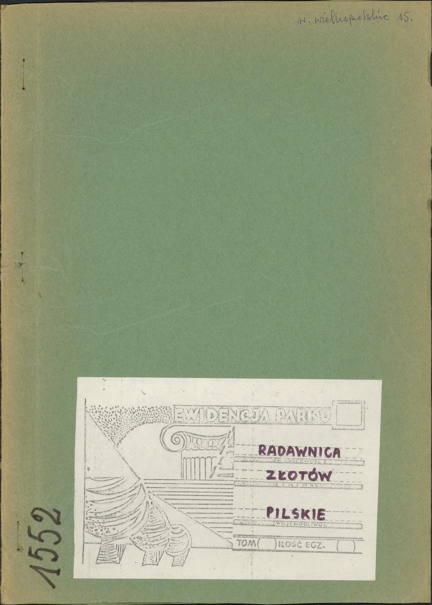 Ewidencja parkowa, skan nr 1