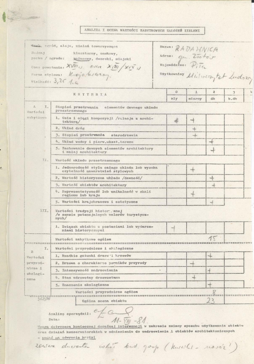 Ewidencja parkowa, skan nr 4