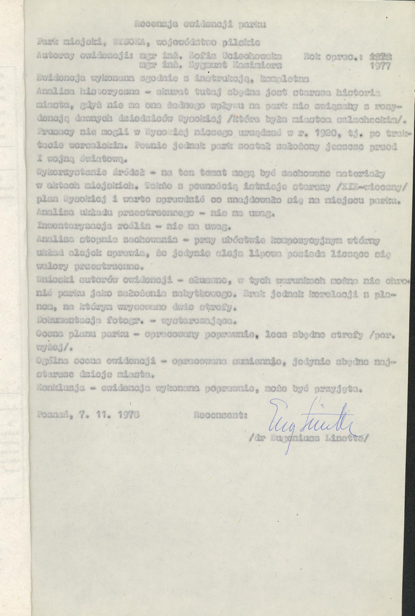 EP - Ewidencja parkowa, skan nr 4