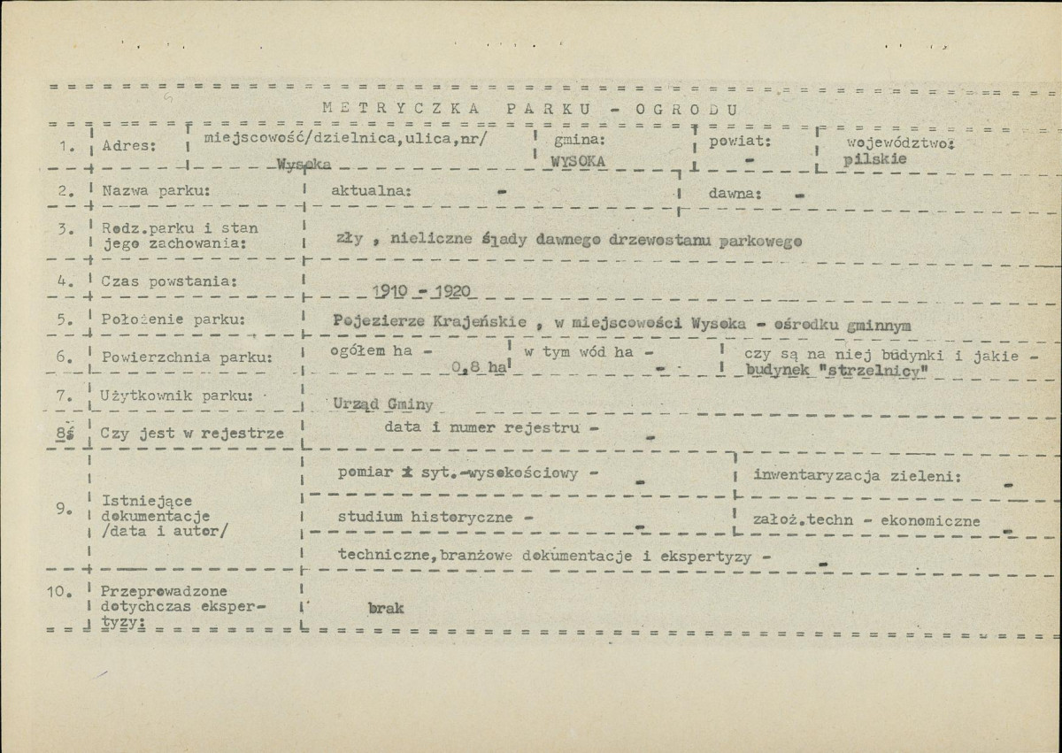 EP - Ewidencja parkowa, skan nr 7