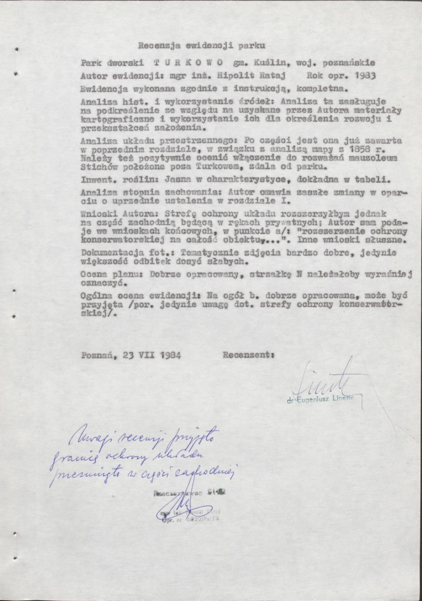 Ewidencja parkowa, skan nr 6