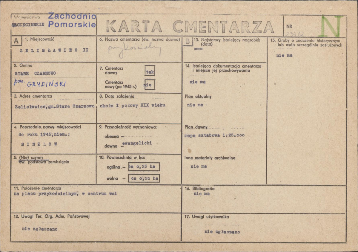 Karta cmentarza, skan nr 1