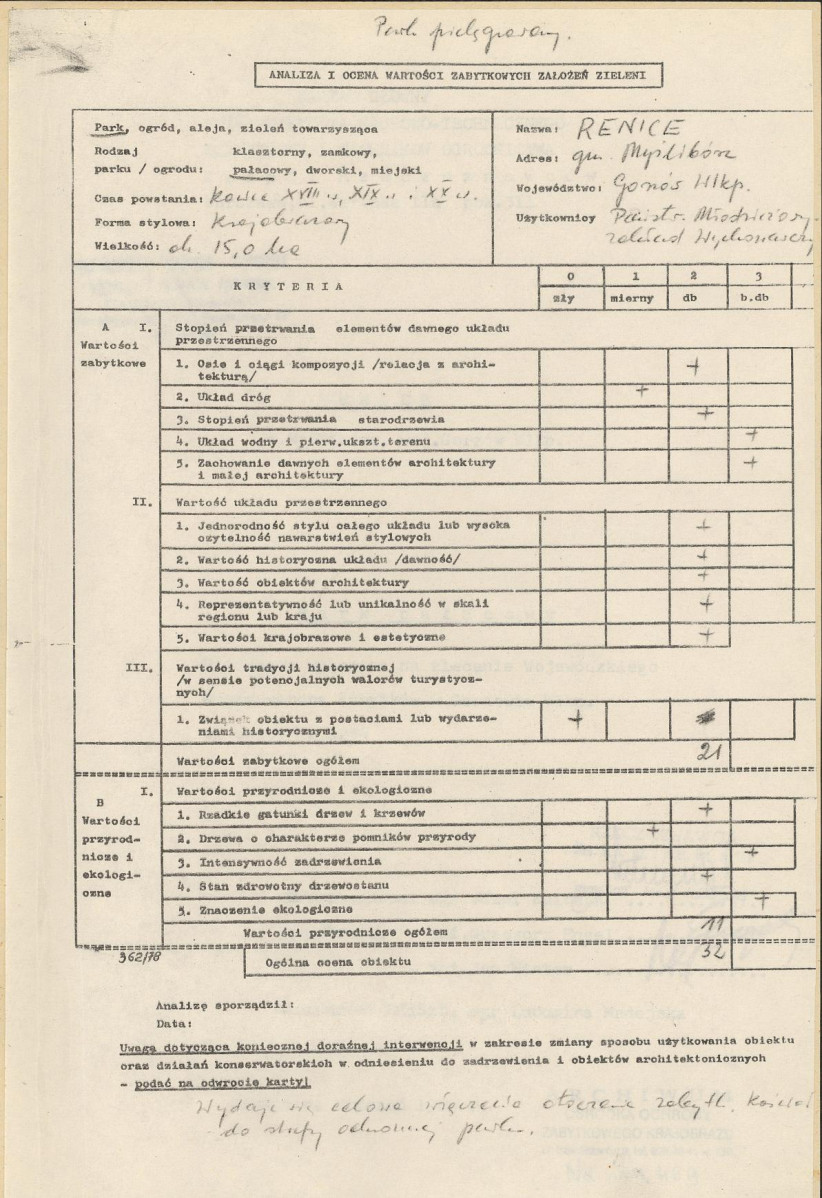 Ewidencja parkowa, skan nr 3