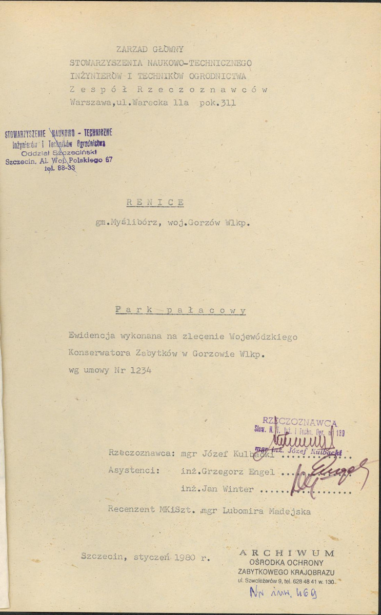 Ewidencja parkowa, skan nr 4