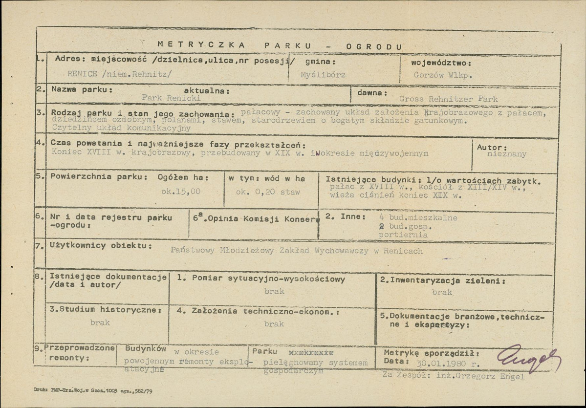 Ewidencja parkowa, skan nr 6