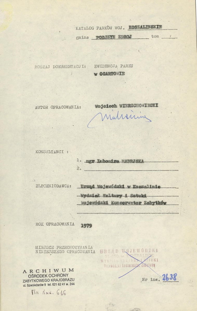 EP - Ewidencja parkowa, skan nr 4