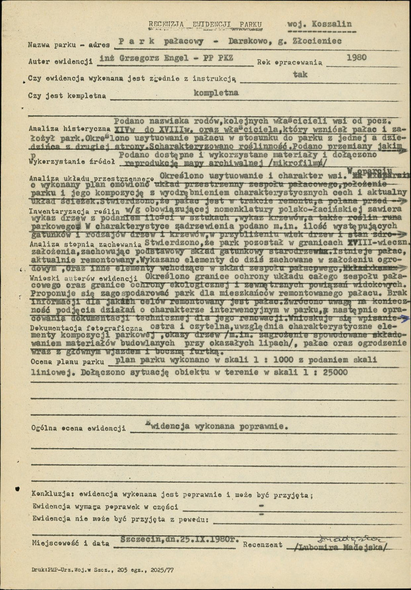 Ewidencja parkowa, skan nr 17