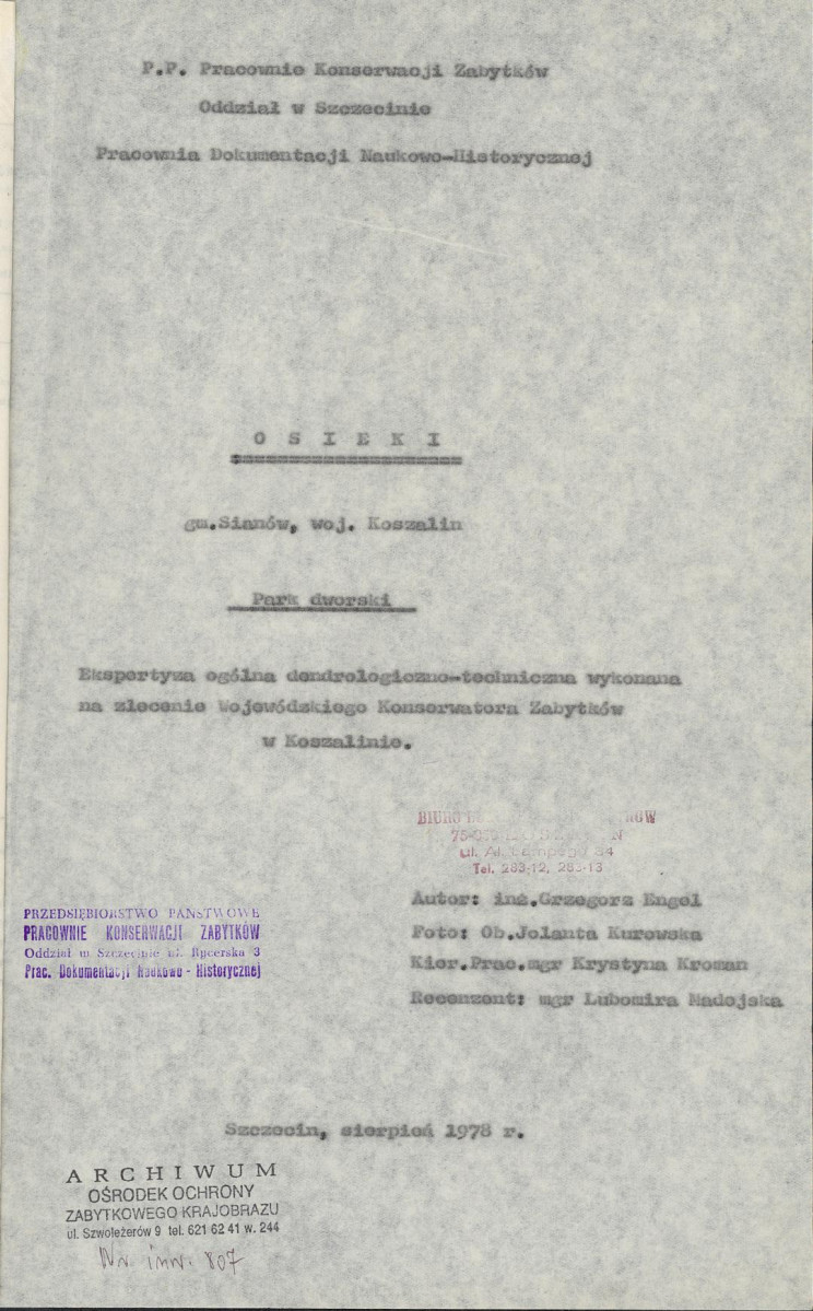 Ewidencja parkowa, skan nr 4