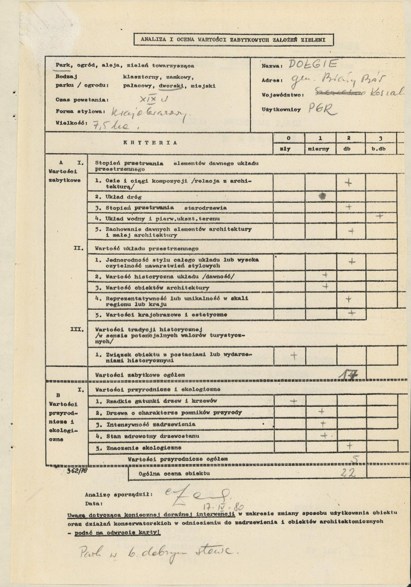 EP - Ewidencja parkowa, skan nr 3