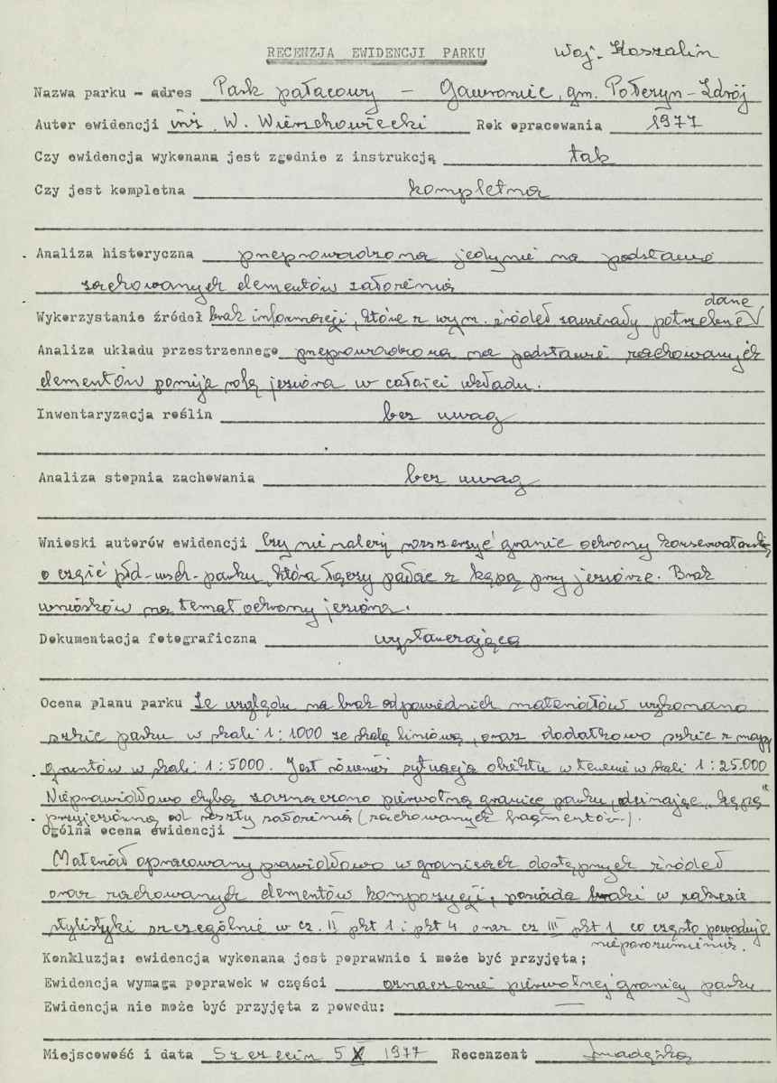 EP - Ewidencja parkowa, skan nr 4