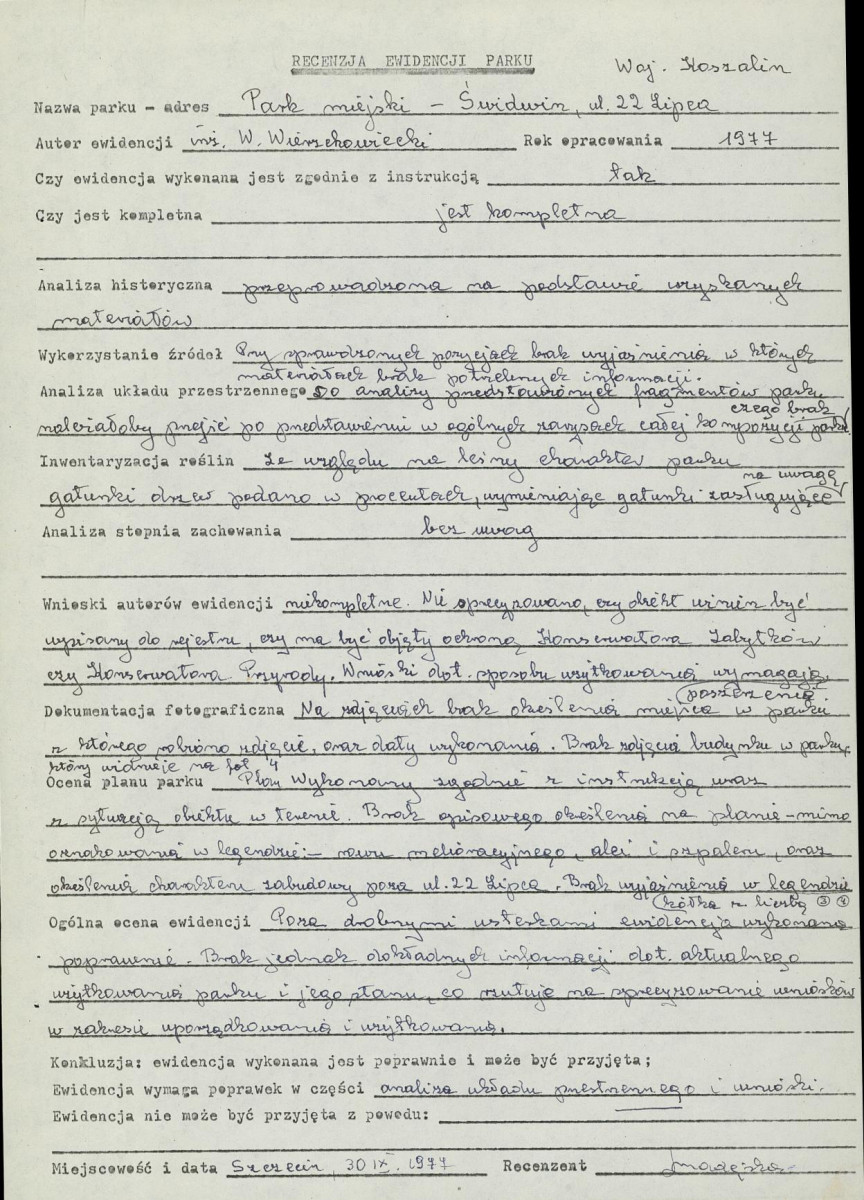 EP - Ewidencja parkowa, skan nr 4