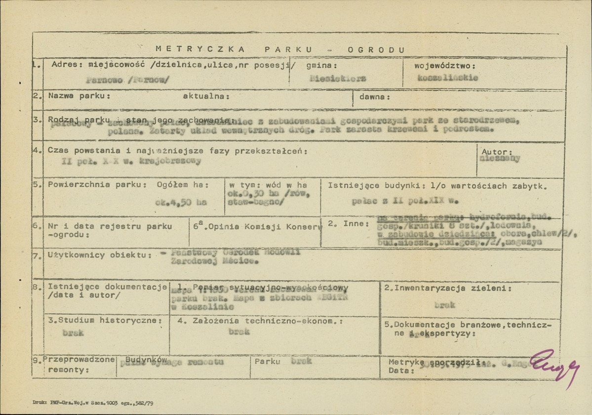Ewidencja parkowa, skan nr 6