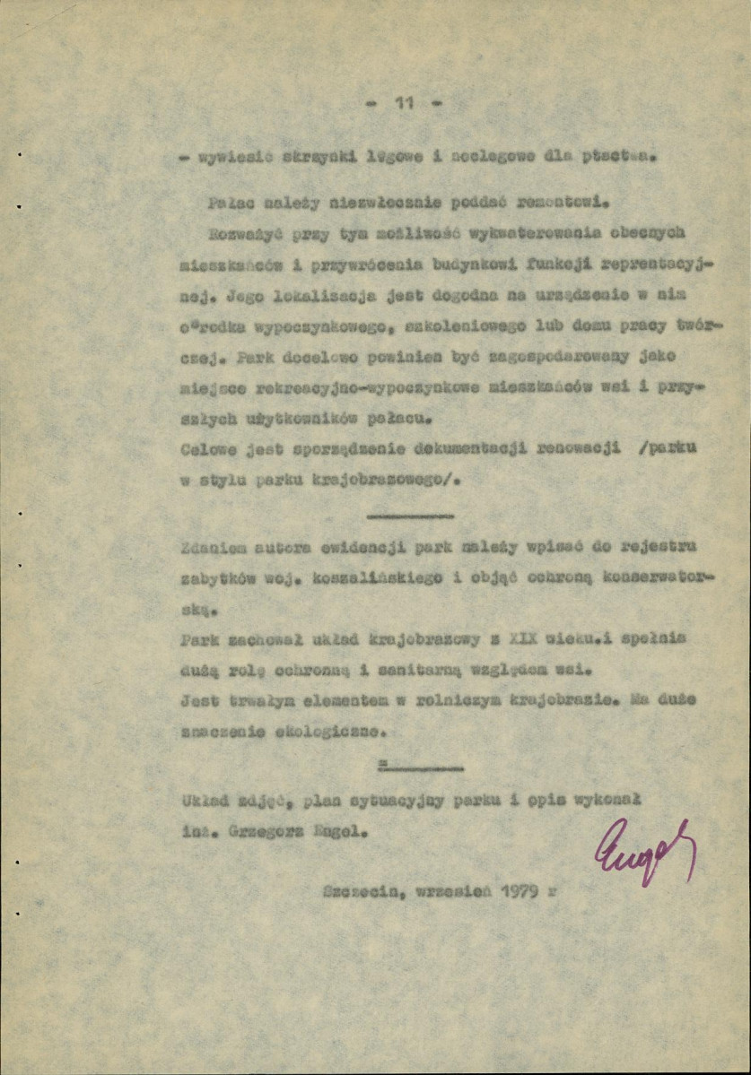 Ewidencja parkowa, skan nr 17