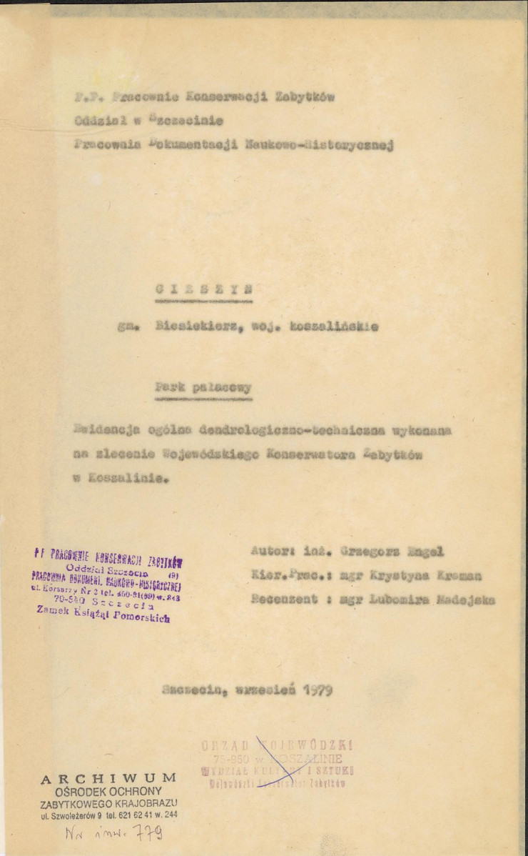 EP - Ewidencja parkowa, skan nr 4