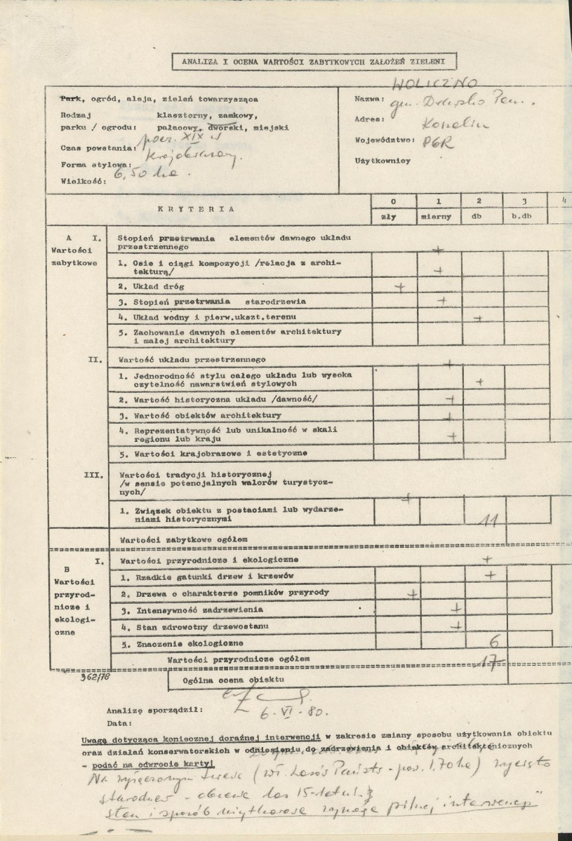 Ewidencja parkowa, skan nr 3