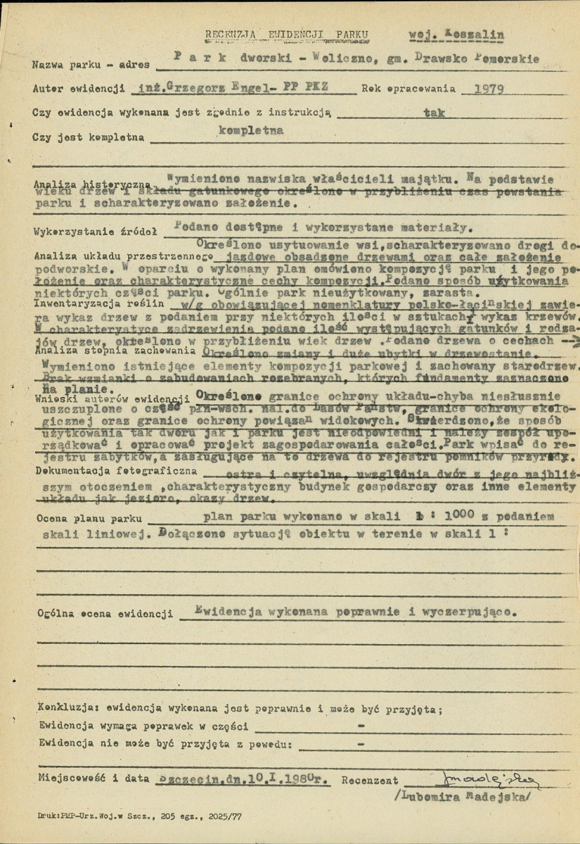 Ewidencja parkowa, skan nr 19