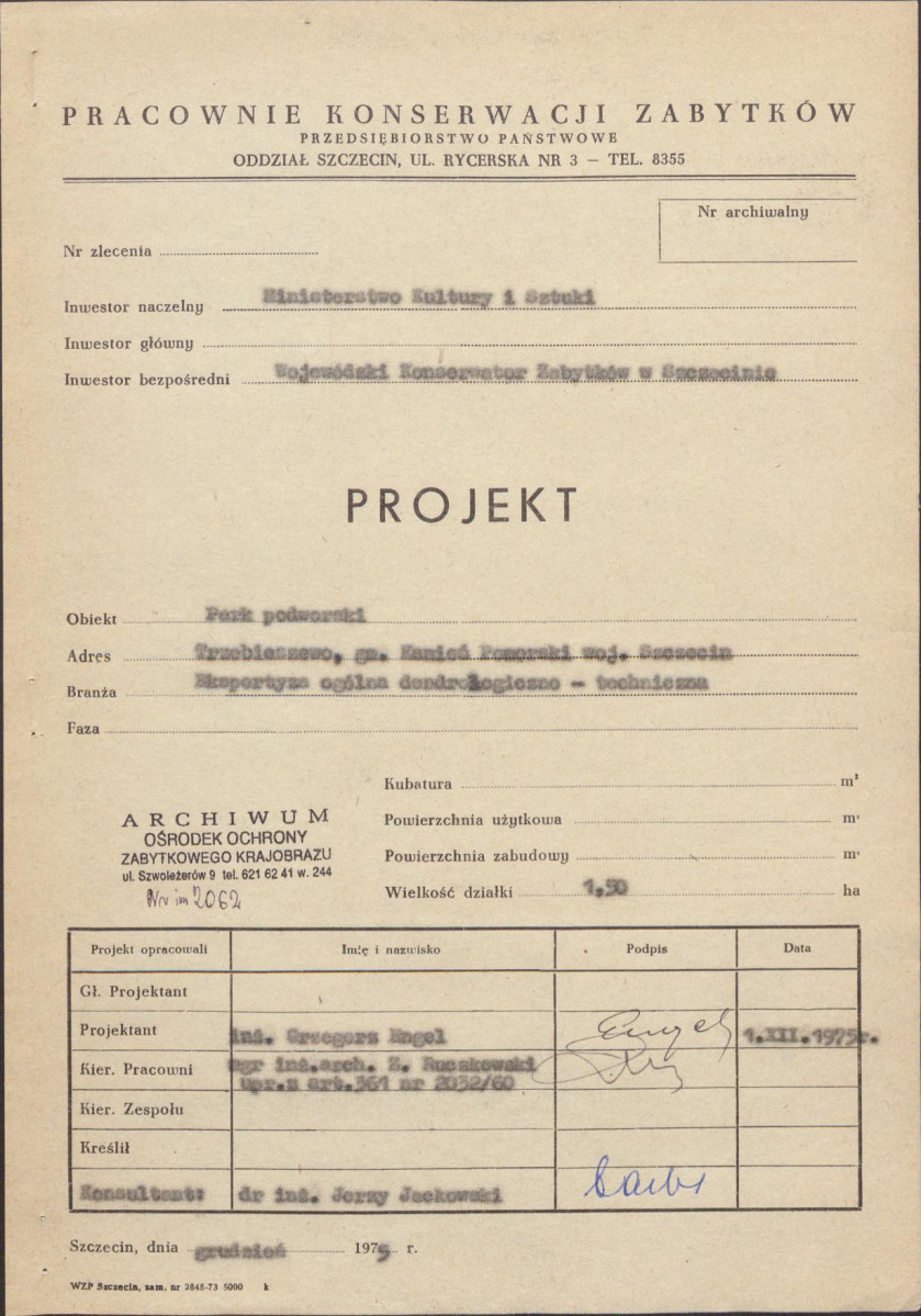 Ewidencja parkowa, skan nr 3