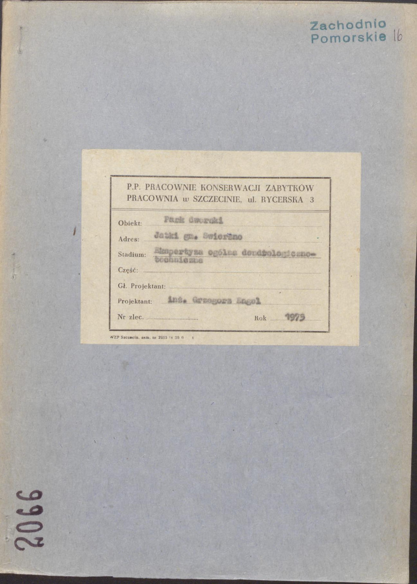 Ewidencja parkowa, skan nr 1