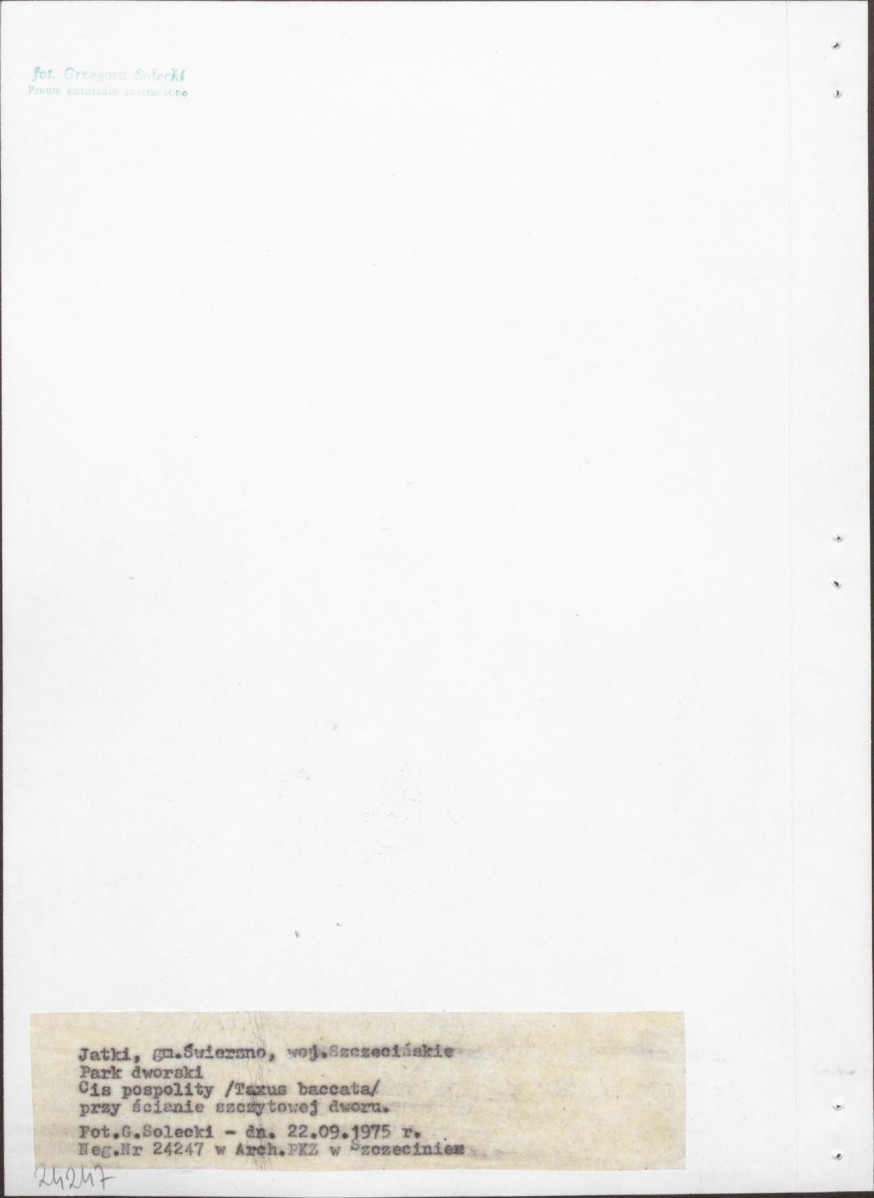 Ewidencja parkowa, skan nr 16