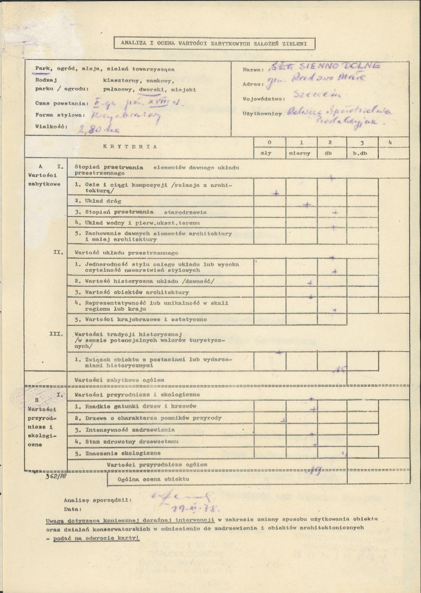 Ewidencja parkowa, skan nr 3