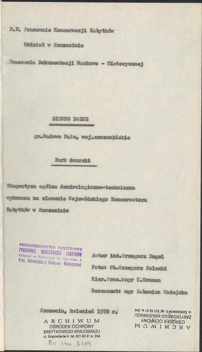 Ewidencja parkowa, skan nr 4