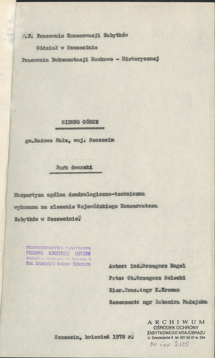 EP - Ewidencja parkowa, skan nr 4