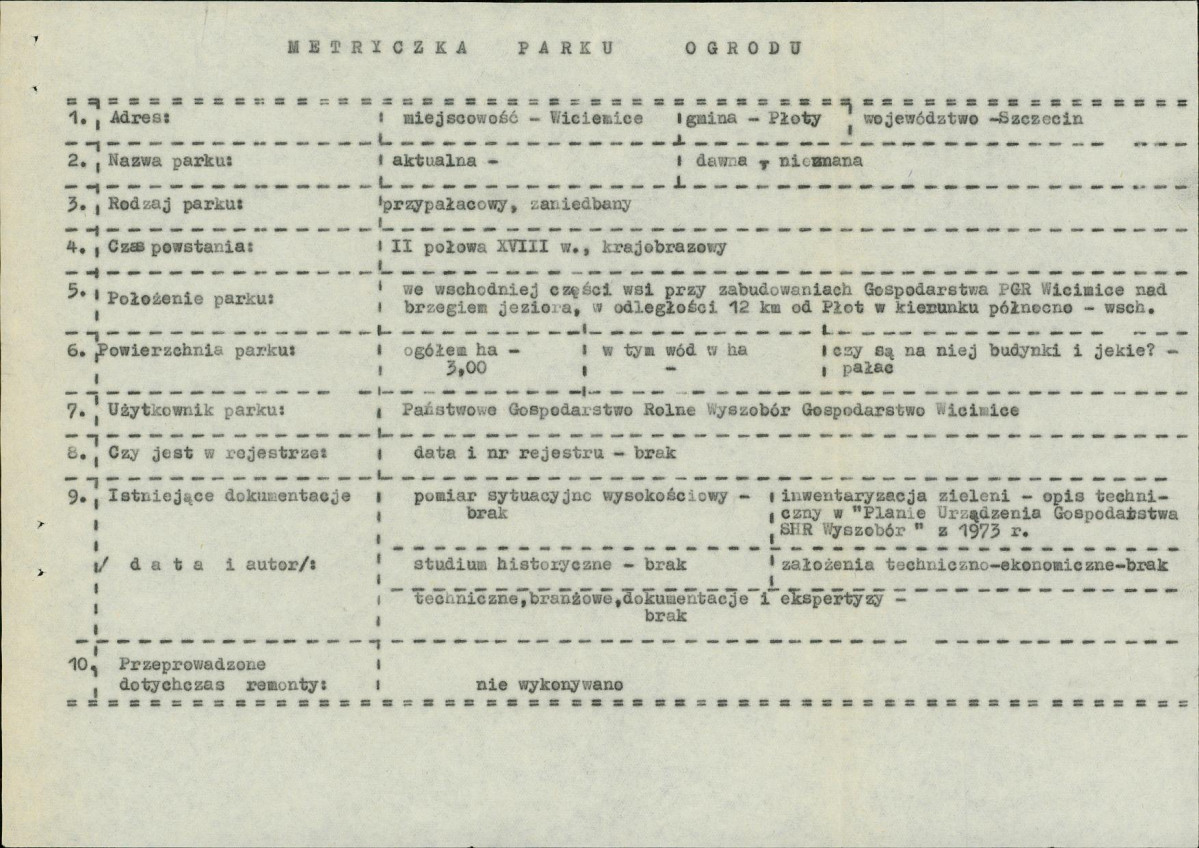 Ewidencja parkowa, skan nr 4