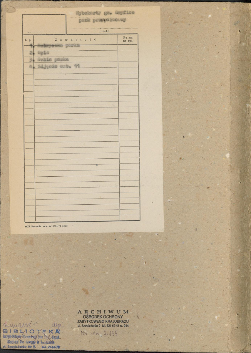Ewidencja parkowa, skan nr 2
