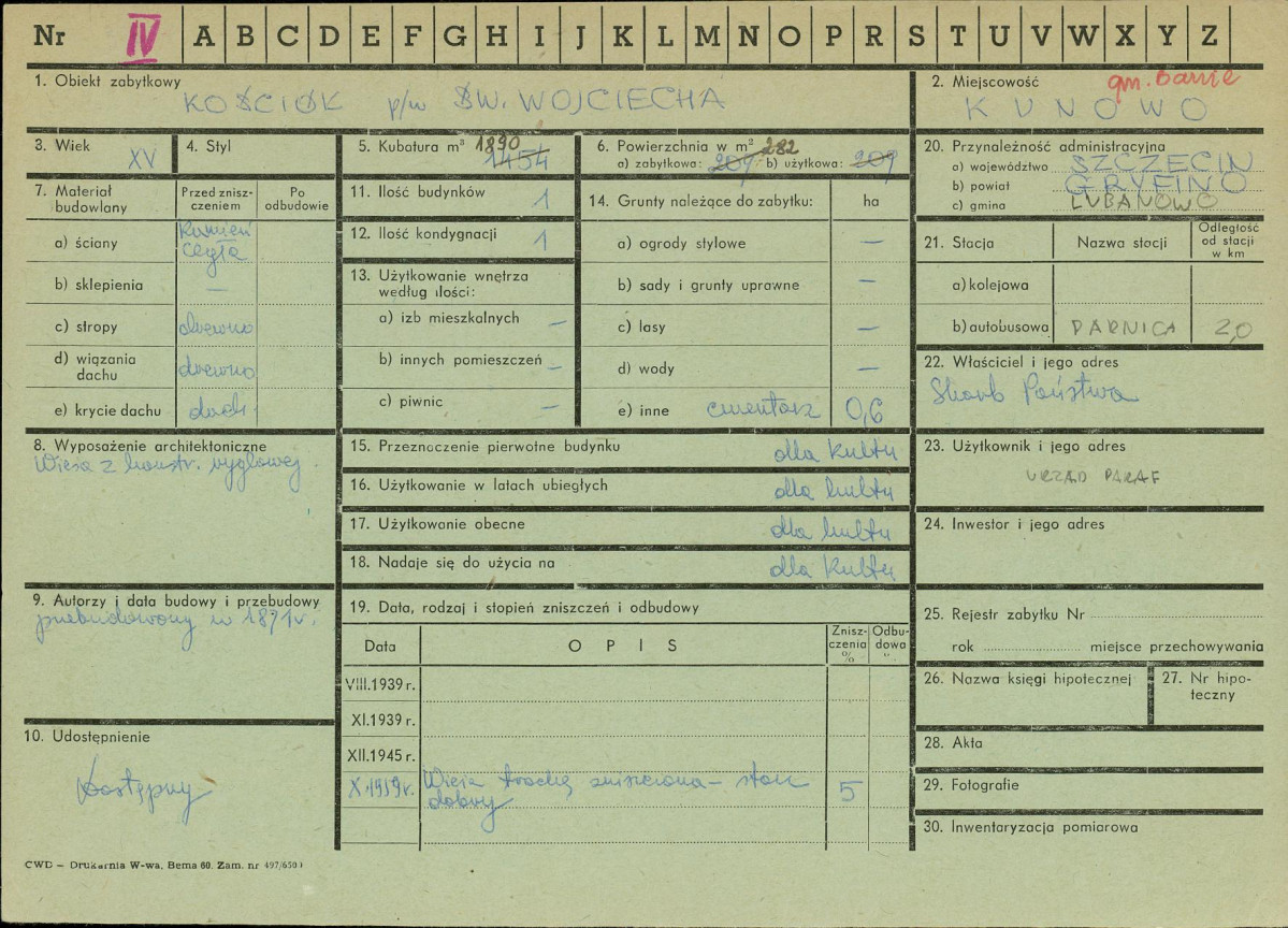 Karta zielona, skan nr 1