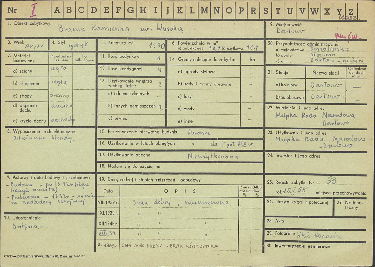 Karta zielona, skan nr 1