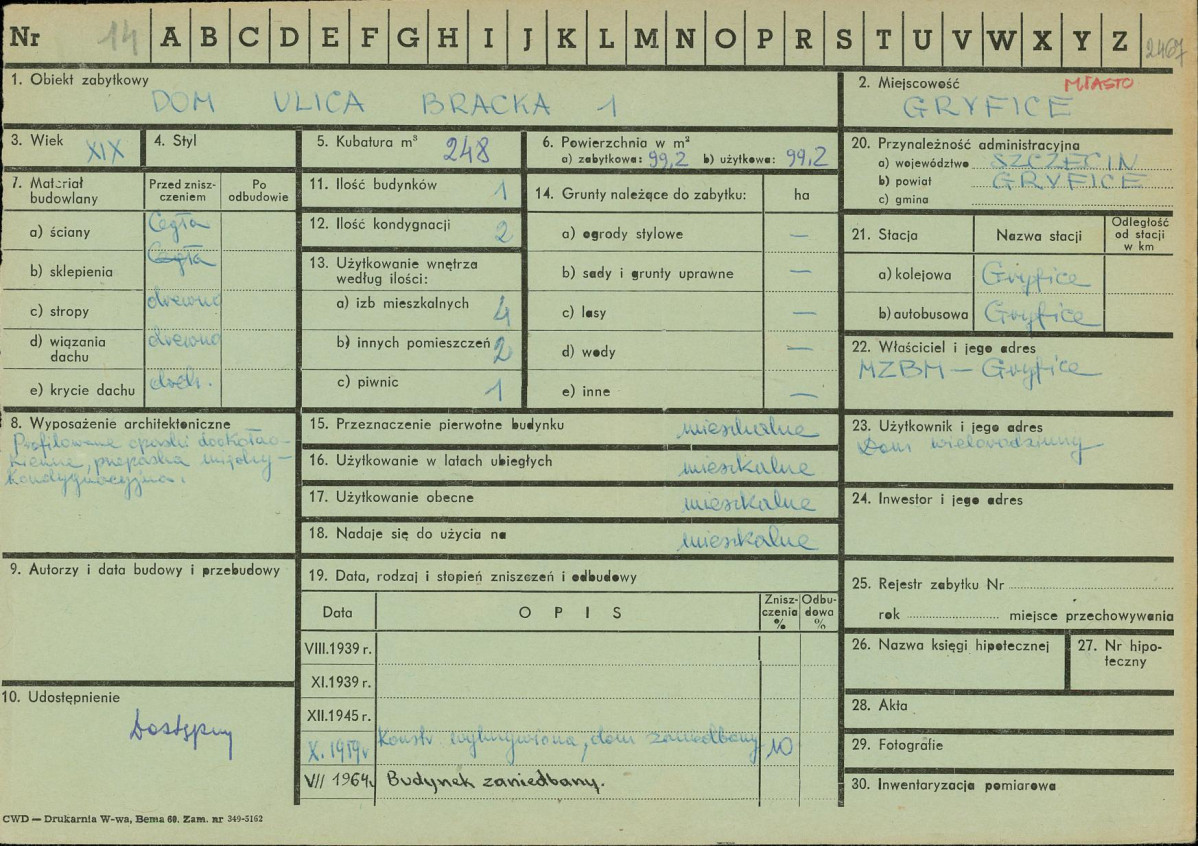 Karta zielona, skan nr 1