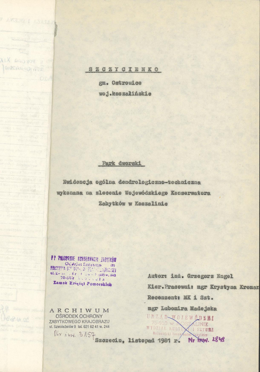 EP - Ewidencja parkowa, skan nr 4