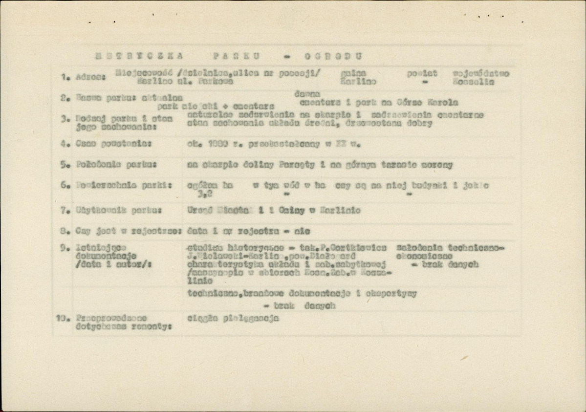 Ewidencja parkowa, skan nr 4
