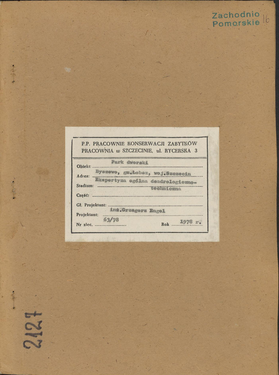 Ewidencja parkowa, skan nr 1