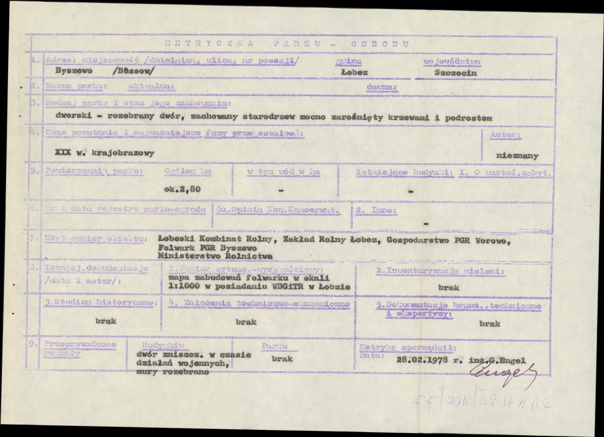Ewidencja parkowa, skan nr 5