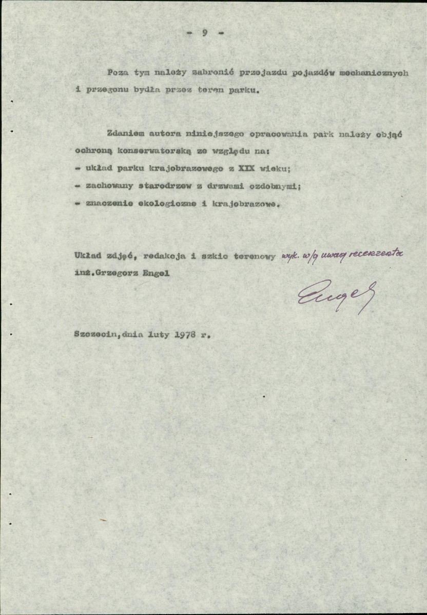 Ewidencja parkowa, skan nr 14