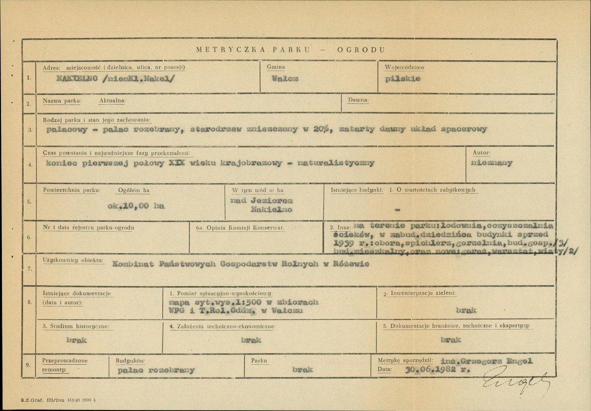 EP - Ewidencja parkowa, skan nr 5