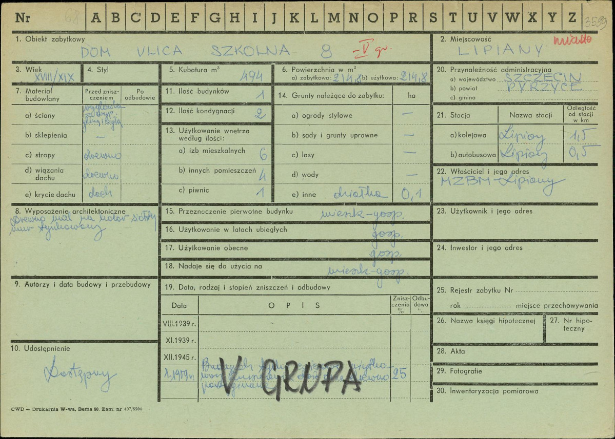 Karta zielona, skan nr 1