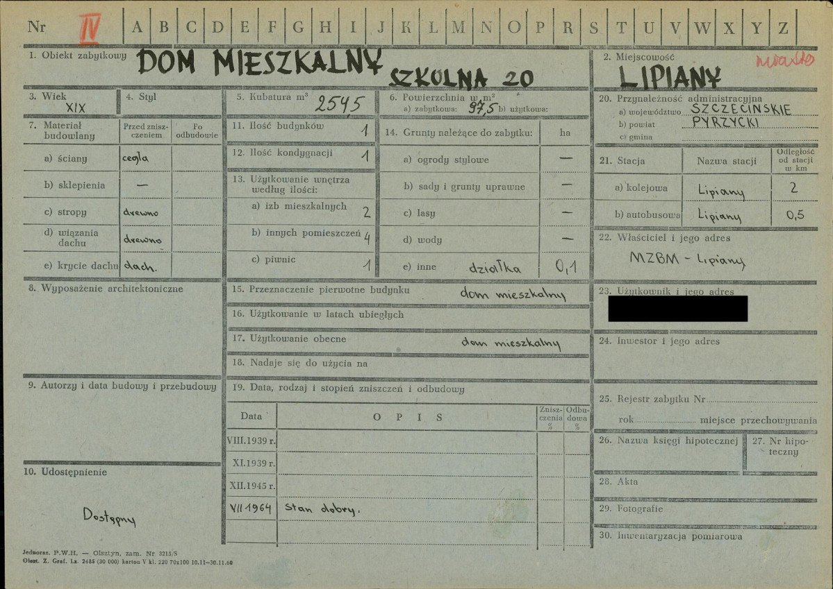 KZ - Karta zielona, skan nr 1