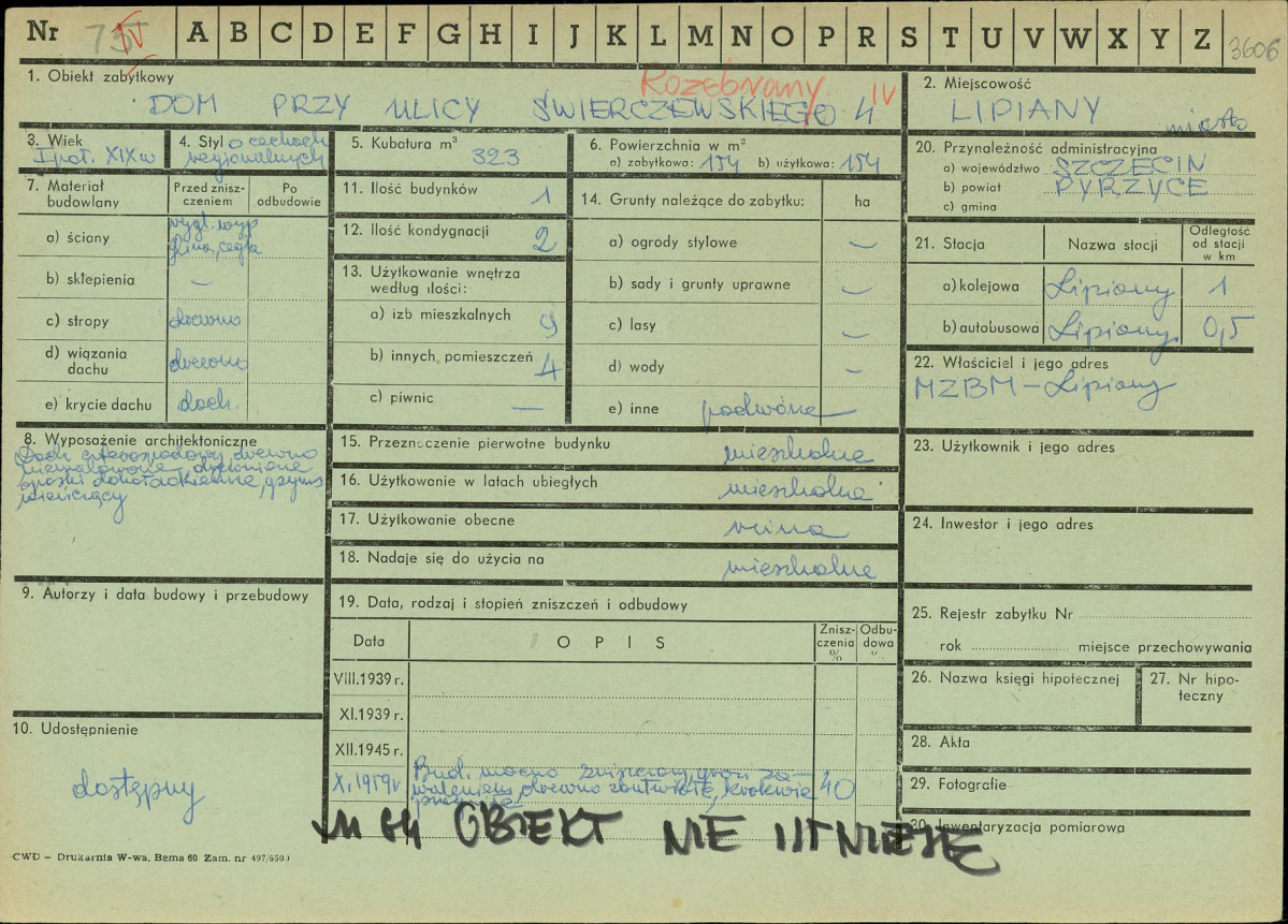 Karta zielona, skan nr 1