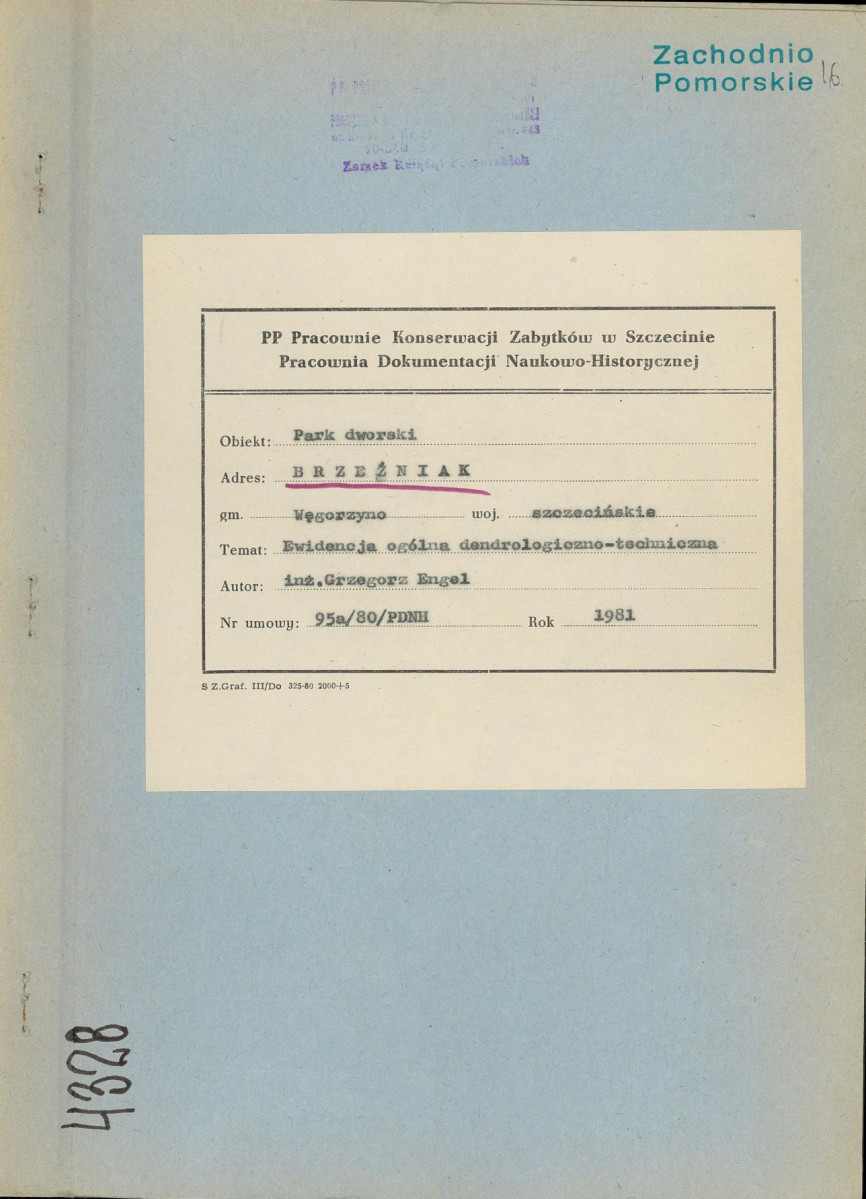 Ewidencja parkowa, skan nr 1