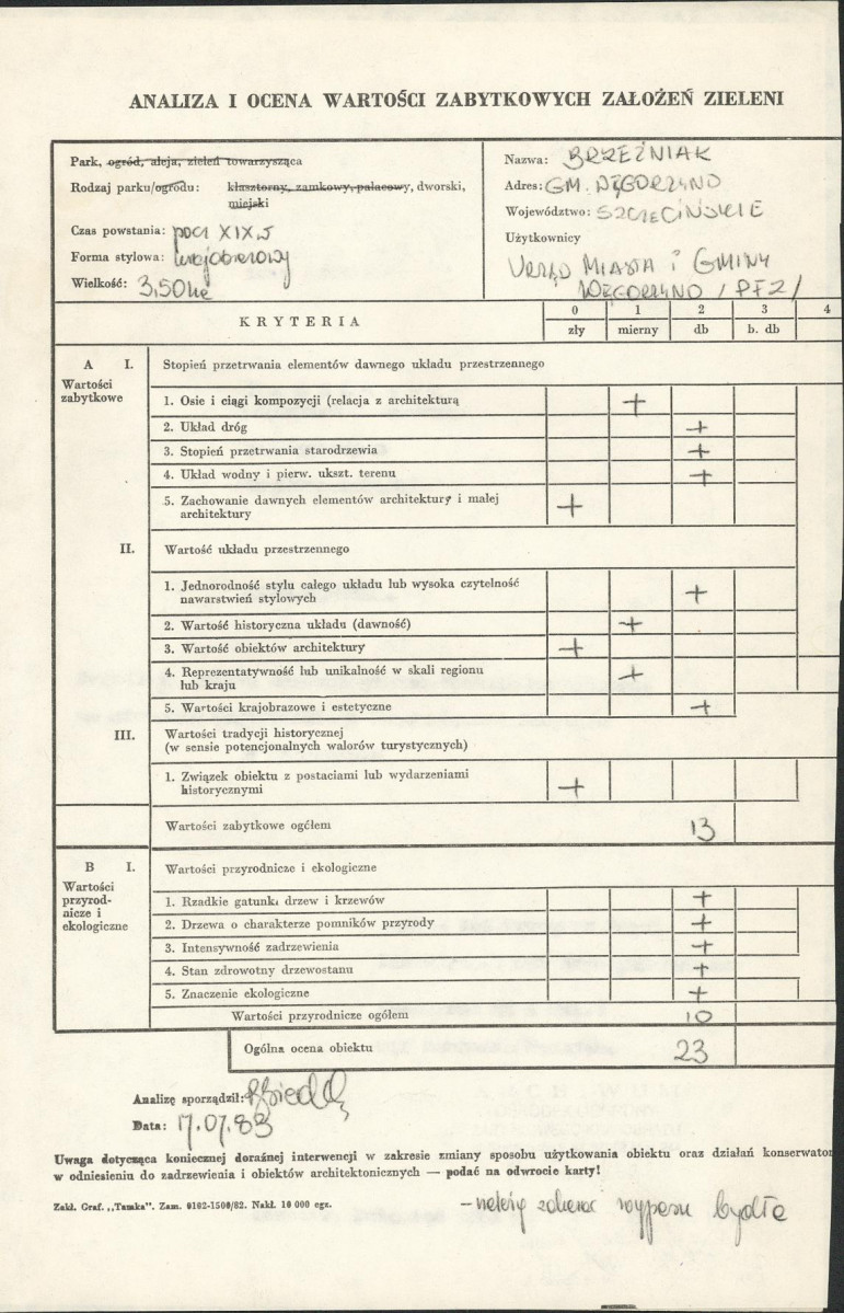 Ewidencja parkowa, skan nr 5