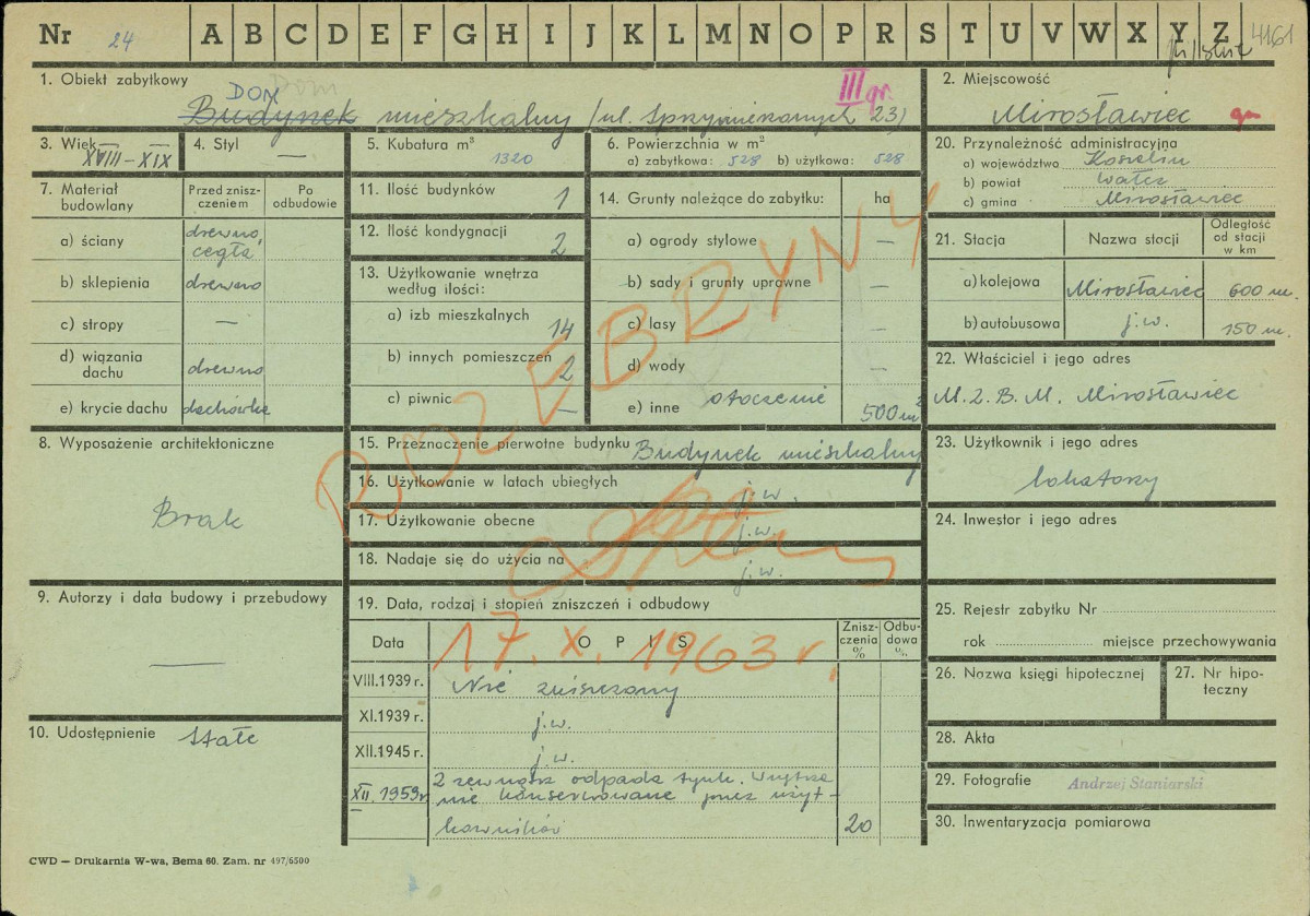 KZ - Karta zielona, skan nr 1