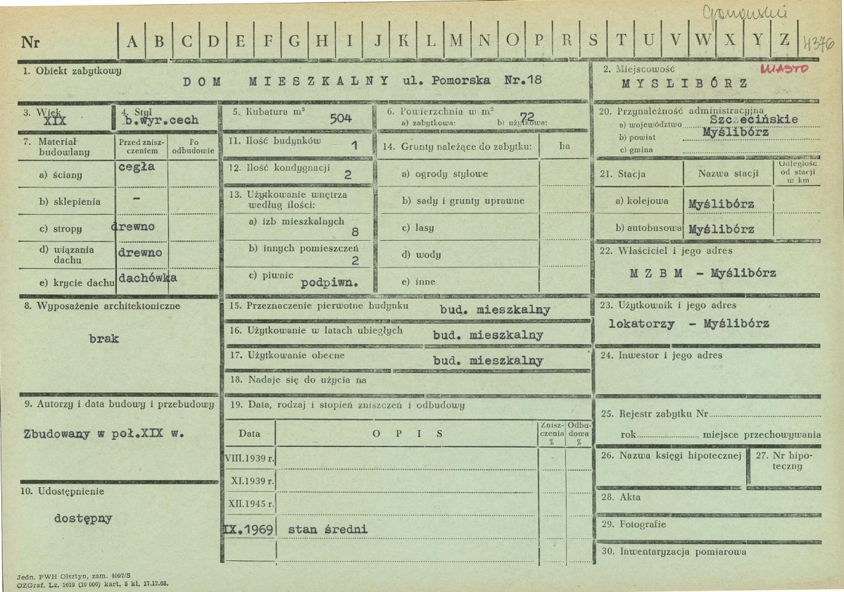 Karta zielona, skan nr 1