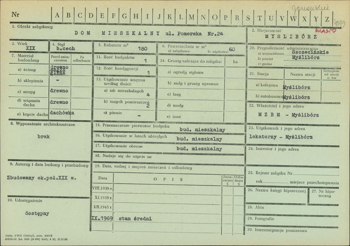 Karta zielona, skan nr 1