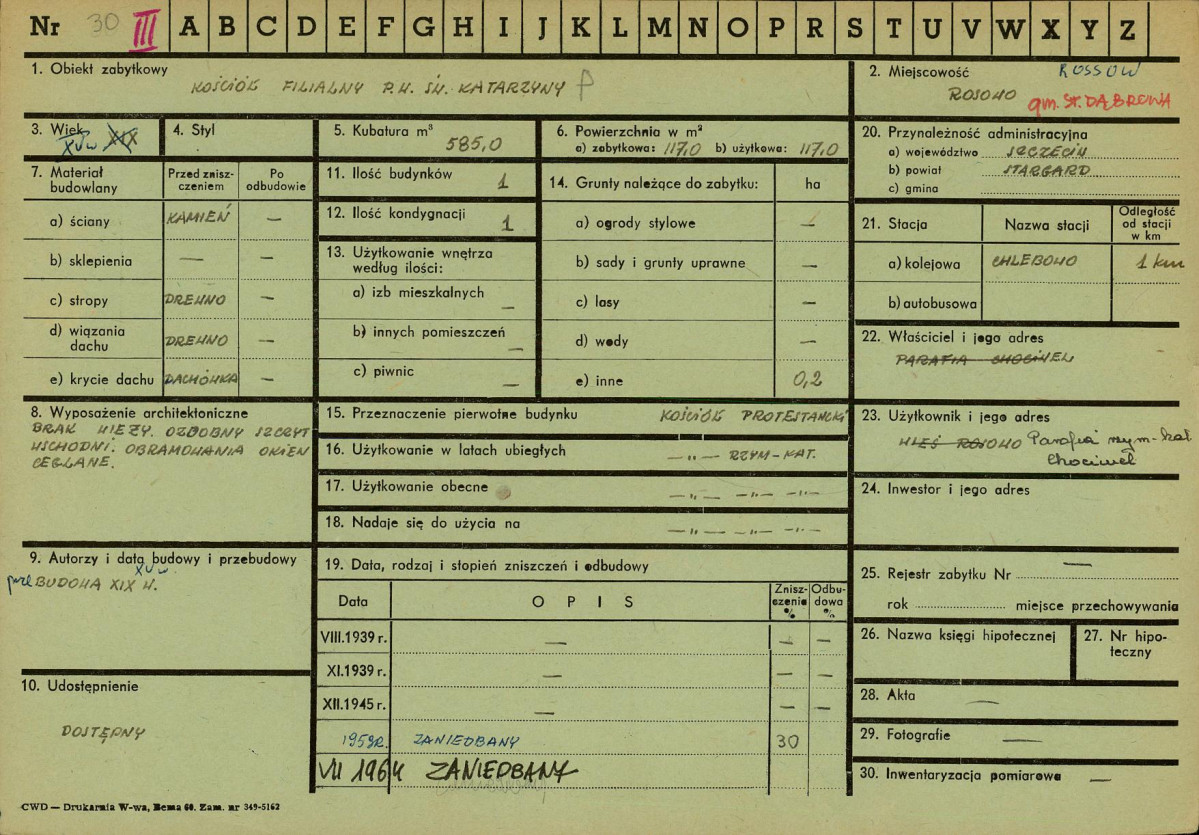 KZ - Karta zielona, skan nr 1