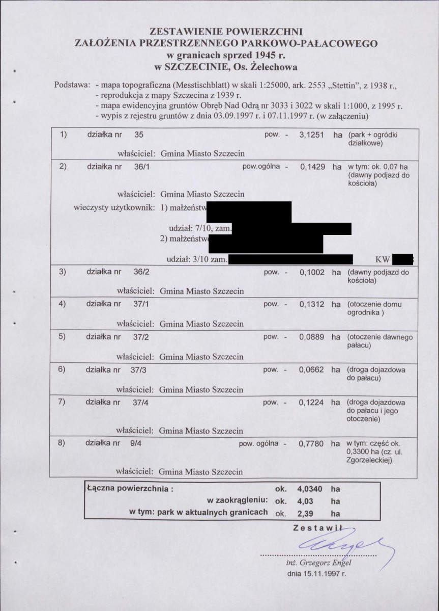 EP - Ewidencja parkowa, skan nr 21